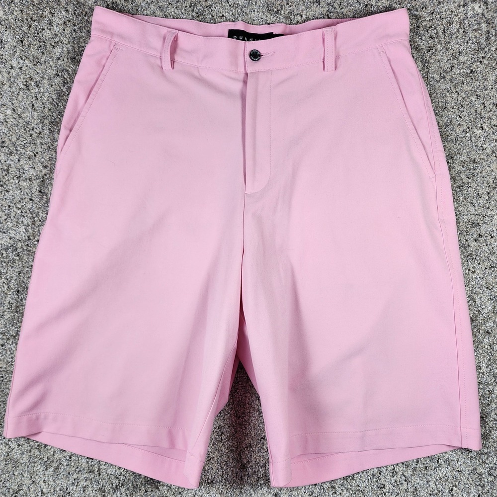 Dunning Golf Shorts Mens 32 Pink Performance Stretch Excellent